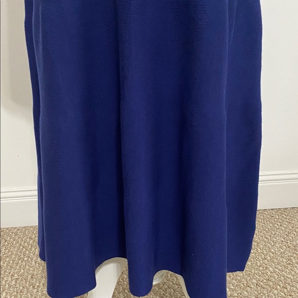 NWOT C Wonder byChristian Siriano Navy and Blue Long Sleeve  Sweater Dress - Picture 7 of 11